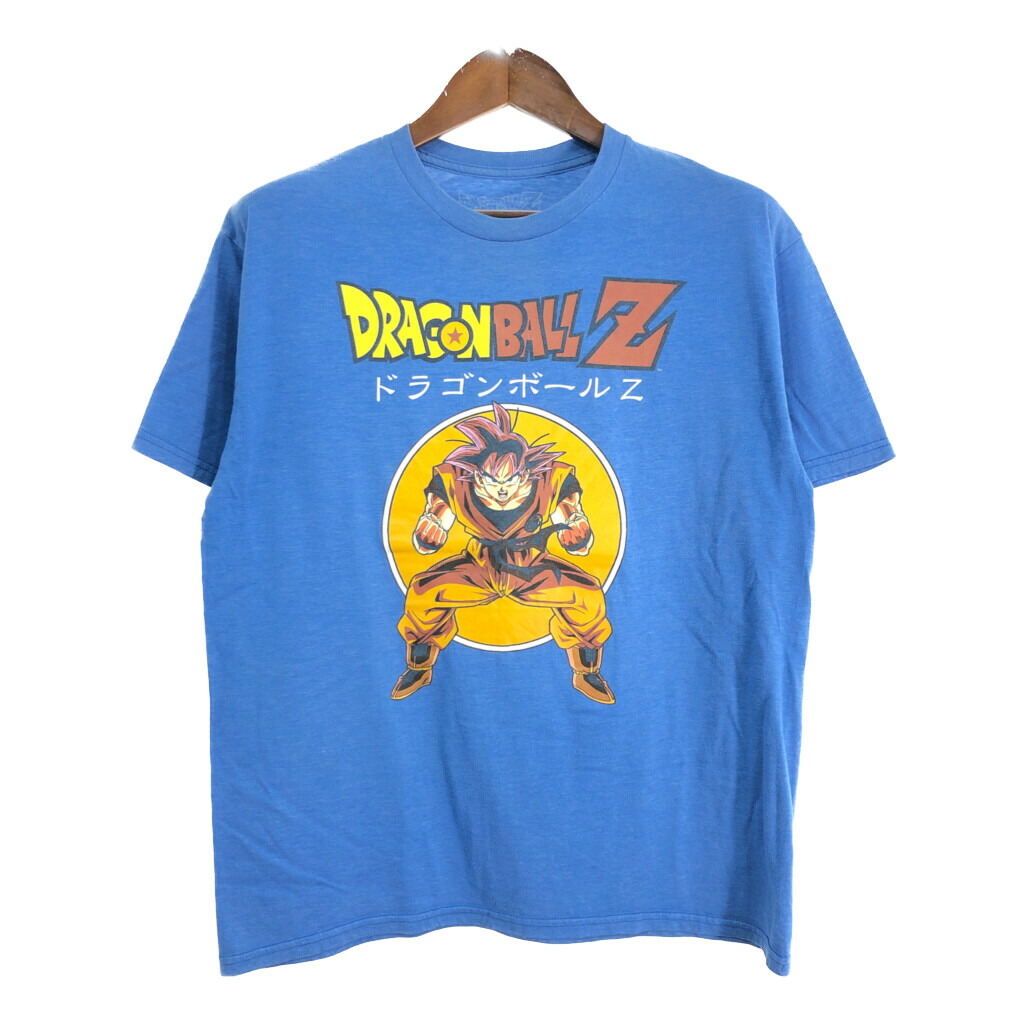 楽天市場】ドラゴンボールZ キャラクターTシャツ サイズ表記 L ブルー