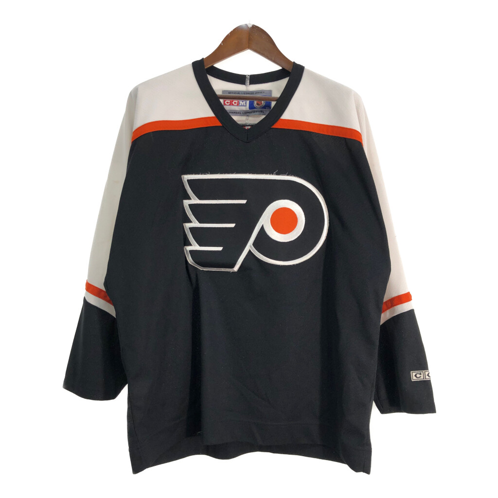 USA製ParkAntony NHLフライヤーズホッケーゲームシャツユニフォーム USA製ParkAntony NHLフライヤーズホッケーゲームシャツユニフォーム