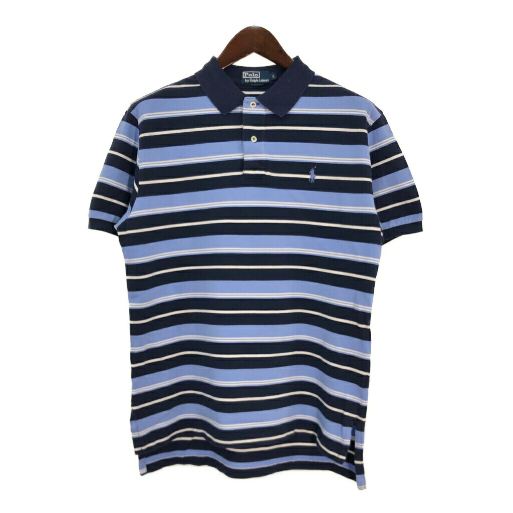 レア【古着】ポロバイラルフローレン ボーダーポロシャツ ブルー メンズ4XL 楽天市場】Polo by Ralph Lauren ポロ ラルフローレン