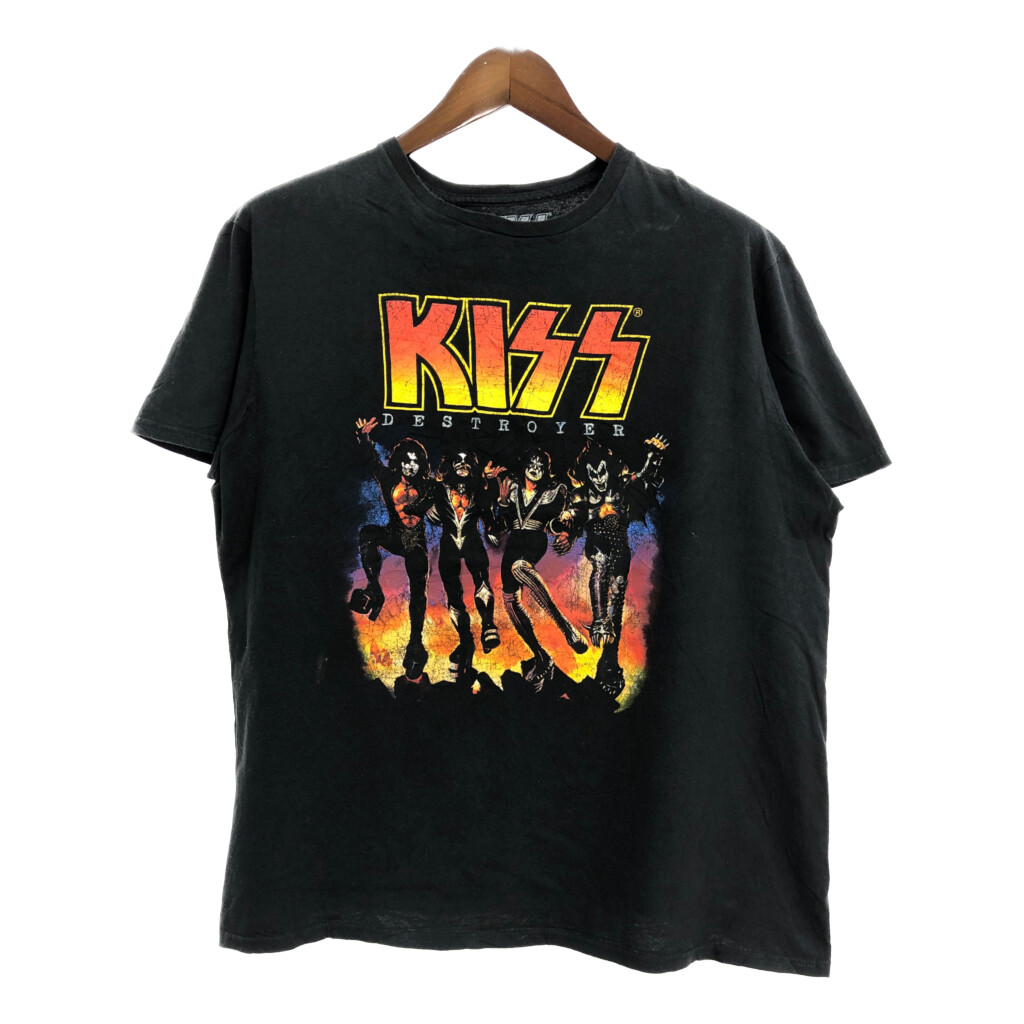 楽天市場】キッス バンドTシャツ ブラック KISS 半袖 黒 フォト