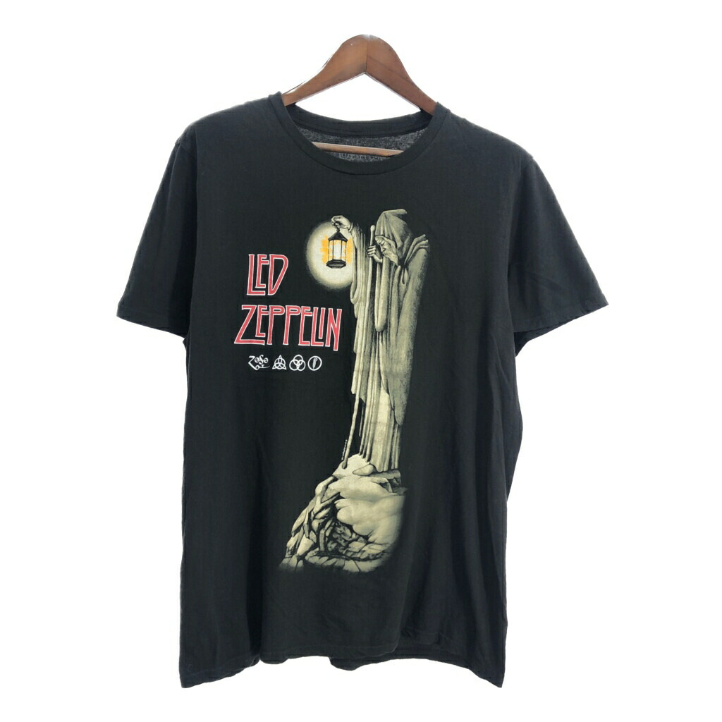 楽天市場】レッド・ツェッペリン バンドTシャツ サイズ表記 L
