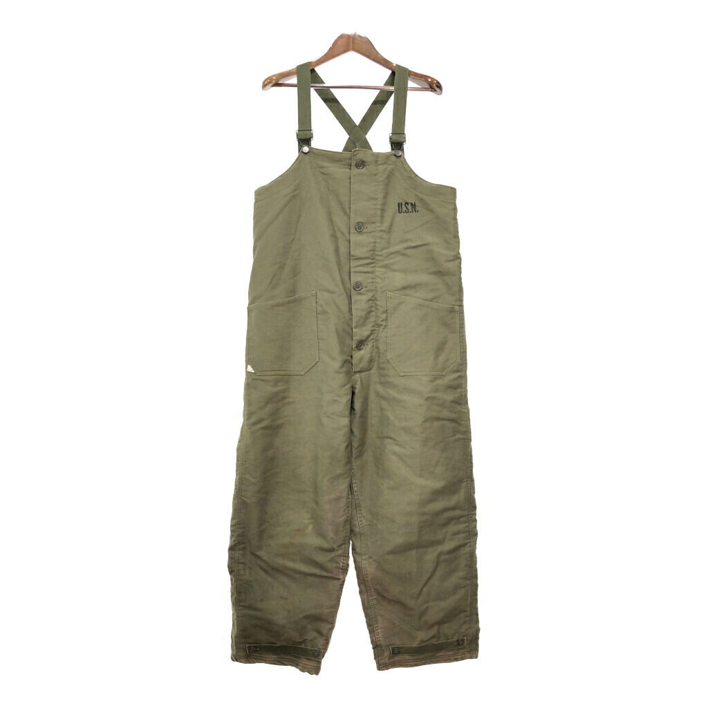 唯一無二の存在感！【雰囲気抜群】40s U.S. NAVY N-1 デッキパンツ 唯一無二の存在感！【雰囲気抜群】40s U.S. NAVY N-1 デッキパンツ
