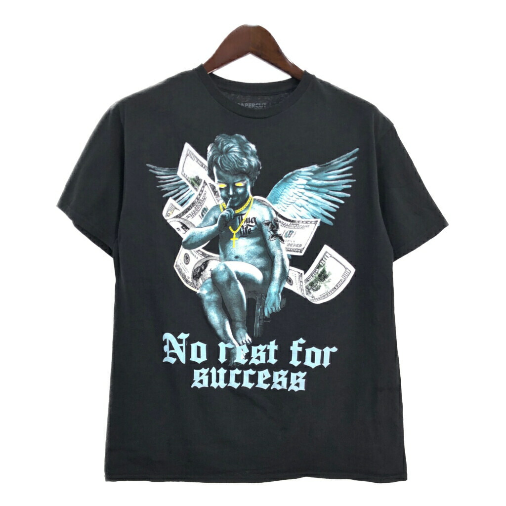 卓矢エンジェル 金魚Tシャツ 黒 136768-1.jpg