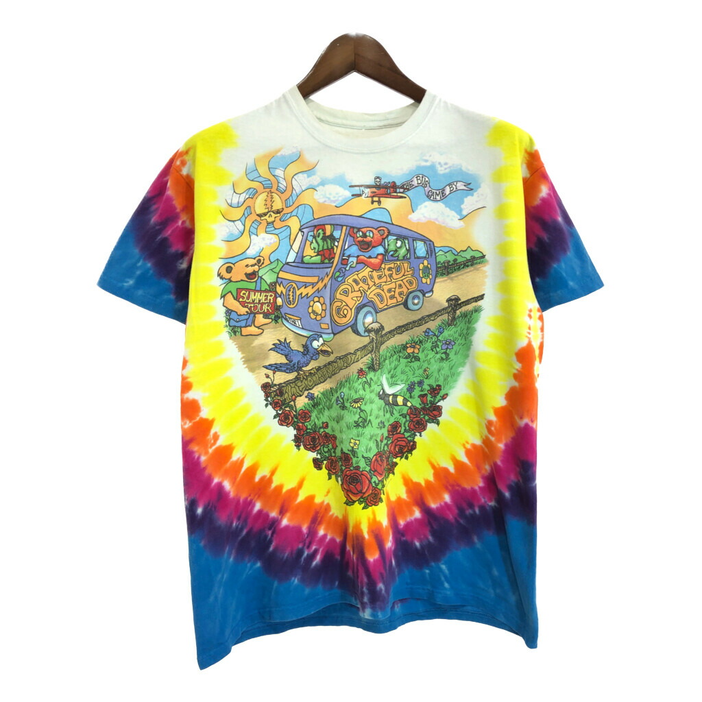 LIQUID BLUE リキッドブルー GRATEFUL DEAD グレイトフル・デッド Ｔシャツ バンド タイダイ マルチカラー(メンズ L)中古 古着 U1659 7,665円