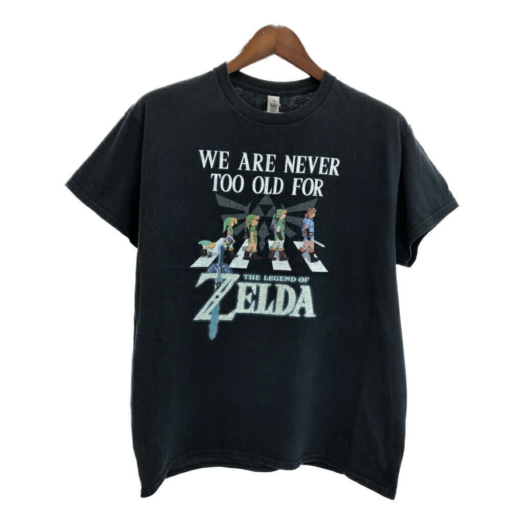 楽天市場】☆ ゼルダの伝説 プリント 半袖 Tシャツ メンズ M / 任天堂