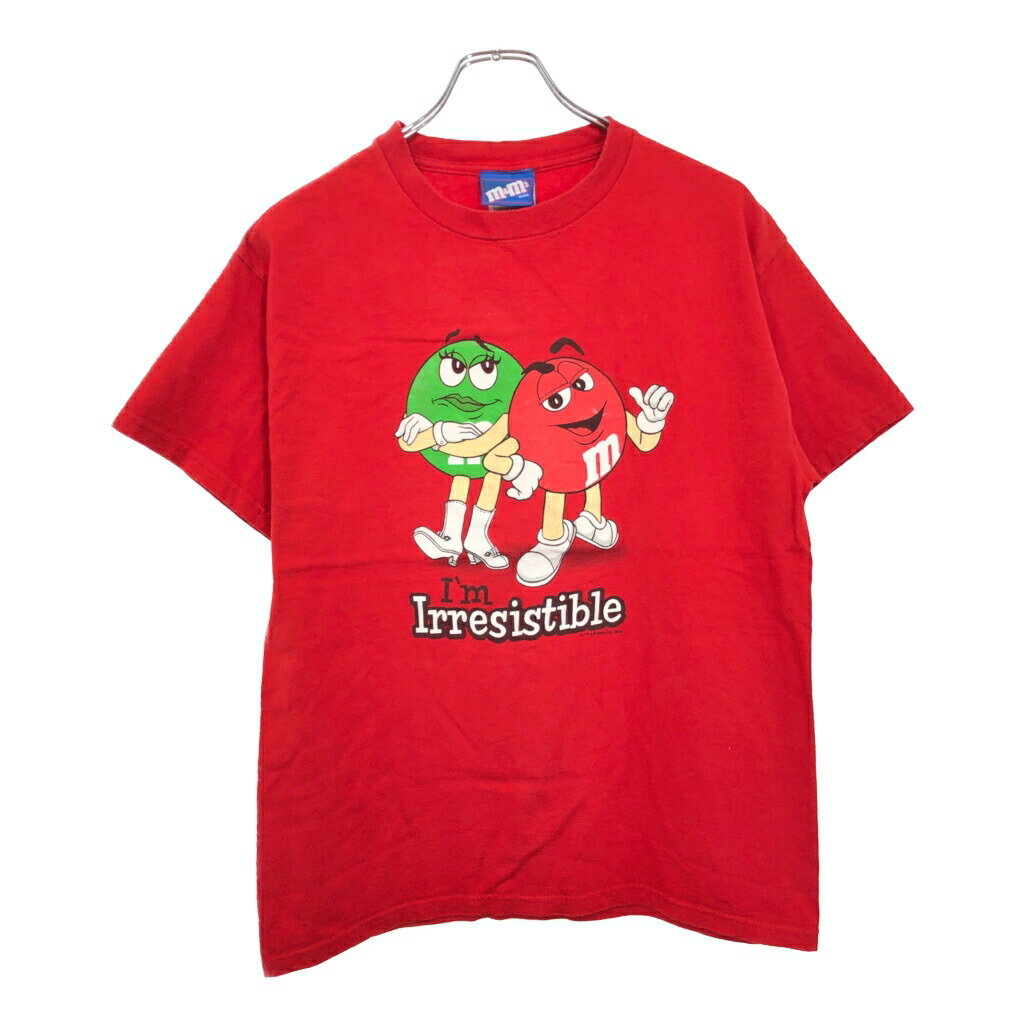 m&m's レッドキャラクター Tシャツ XLサイズ 楽天市場】エムアンドエムズ キャラクターTシャツ サイズ表記 M