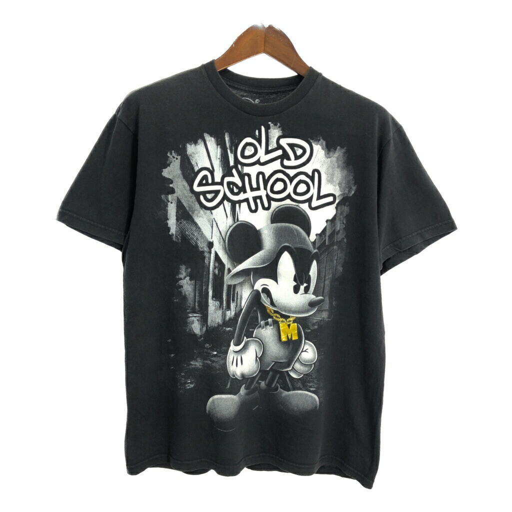 楽天市場】z□ディズニー/Disney ミッキープリントTシャツ【L