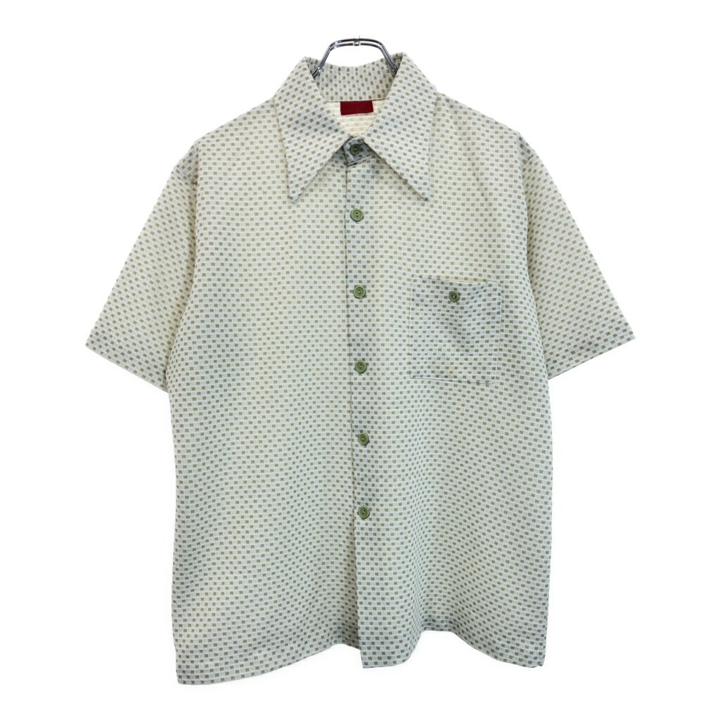 90s USA製GRAMICCI グラミチ　シャツ　総柄　柄シャツ　半袖 90s USA製 GRAMICCIグラミチ 総柄 コットンTシャツ M