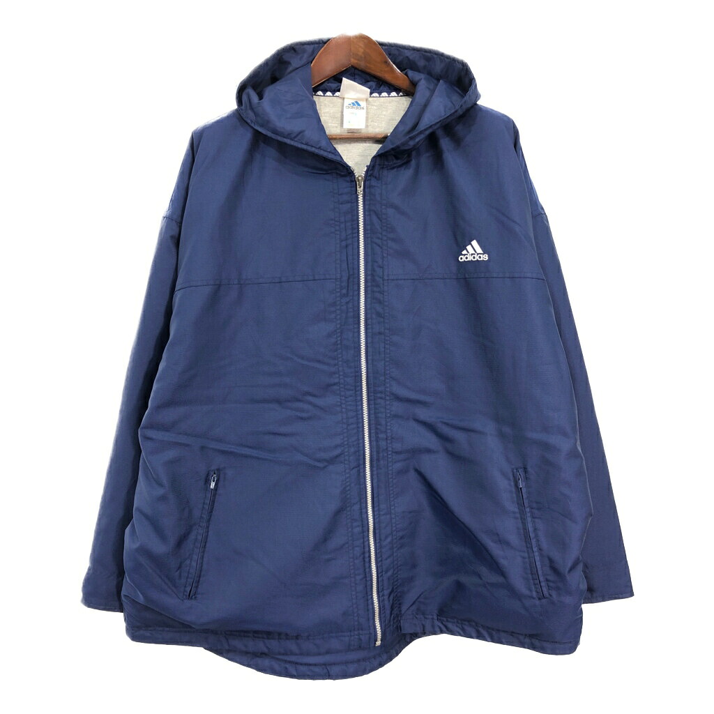 adidas アディダス ウィンドブレーカージャケット スポーツ ネイビー(メンズ XL)中古 古着 U3142｜YAMAHISA USEDCLOTHINGSHOP 8,085円