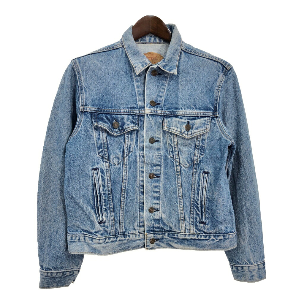 80年代 USA製 Levi's リーバイス 70506-0214 デニムジャケット ブルー(メンズ 44 R)中古 古着 U3202|YAMAHISA USEDCLOTHINGSHOP