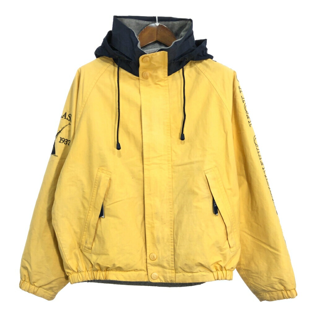古着　90年代 ノーティカ ハイピーク セーリングジャケット ネイビー イエロー nautica ノーティカ セーリングジャケット ネイビー/イエロー