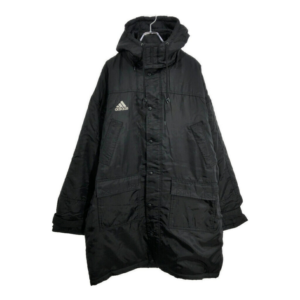 オールドアディダス　adidas ベンチコート　ナイロンジャケット adidas アディダス 中綿コート ベンチコート メンズ M スーパー