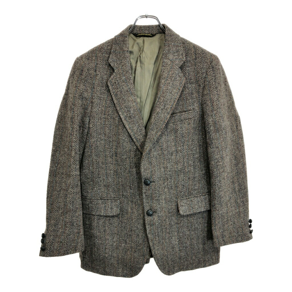 未使用級HarrisTweed ハリスツイードテーラードジャケット ヘリンボーン HARRIS TWEED SALE ジャケット テーラード ブレザー ハリス