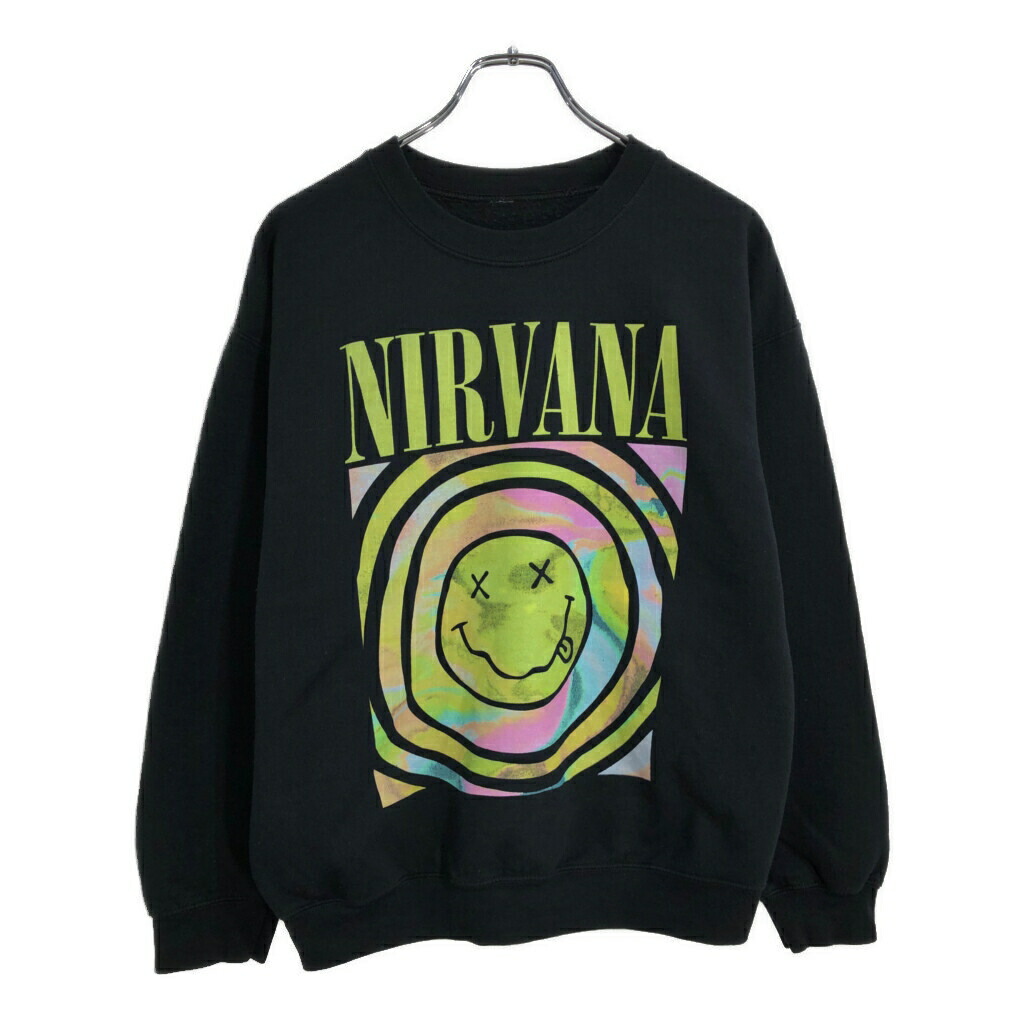 楽天市場】NIRVANA ニルヴァーナ スウェット クルーネック 袖