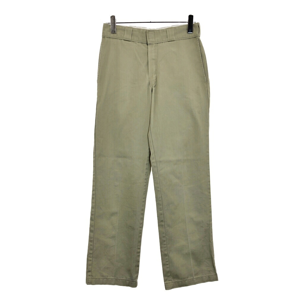 Dickies ディッキーズ 874 ワークパンツ カーキ(メンズ W31 L32)中古 古着 U5116