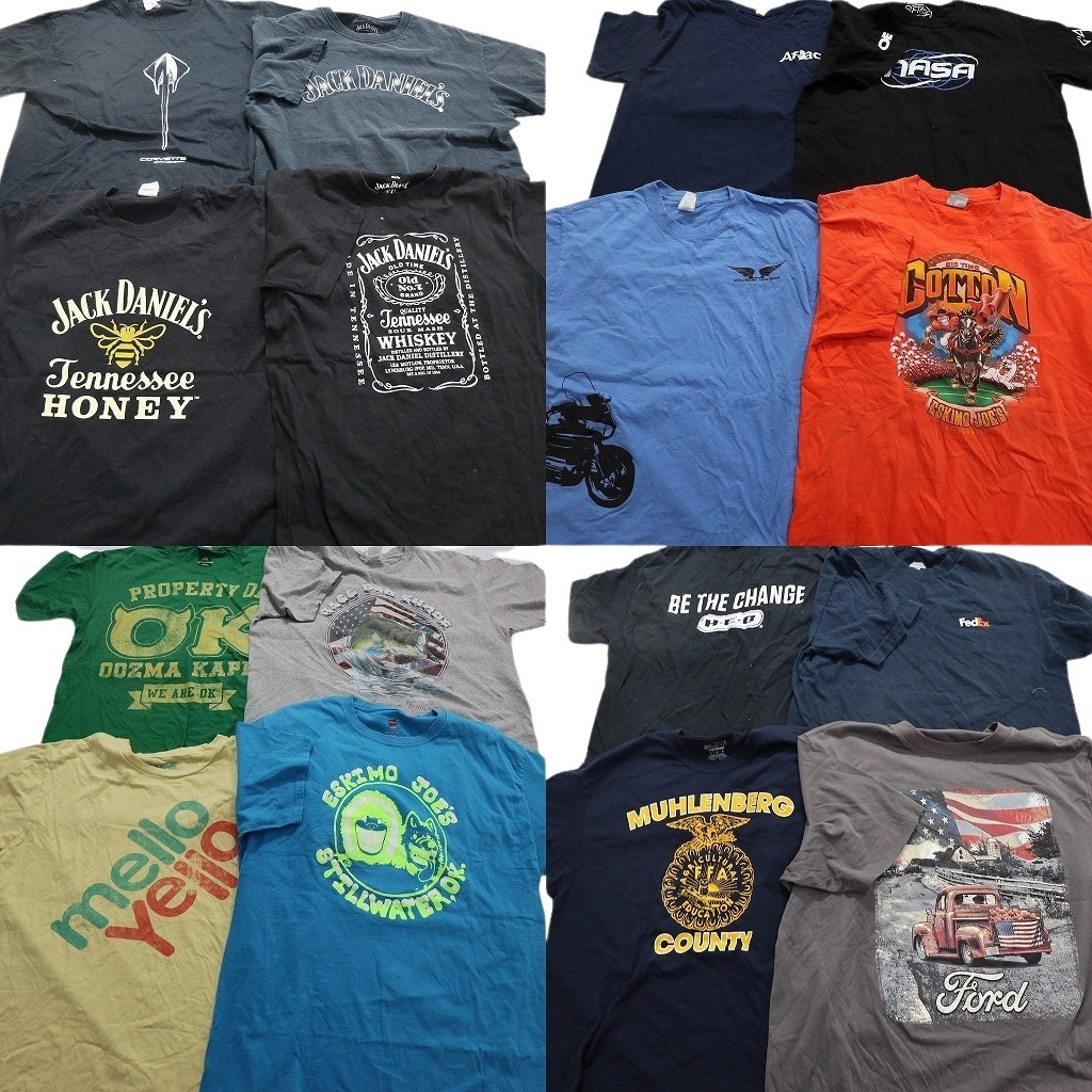 【楽天市場】古着卸 まとめ売り 有名企業 半袖Tシャツ 16枚セット (メンズ L ) フェデックス エスキモージョーズ ジャックダニエルズ
