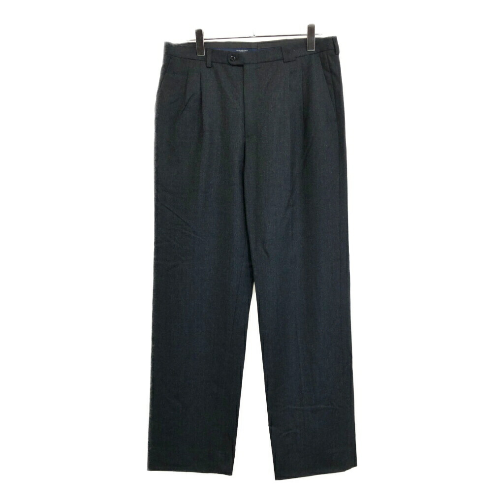 楽天市場】Burberrys バーバリーズ 2タック スラックスパンツ グレー