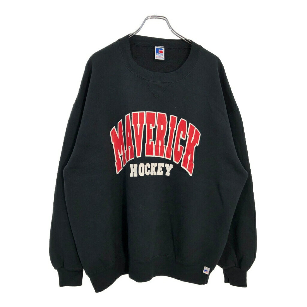 ウラ神サイズ90s00sラッセル無地スウェットXXL黒ブラックAKIMBO元ネタ