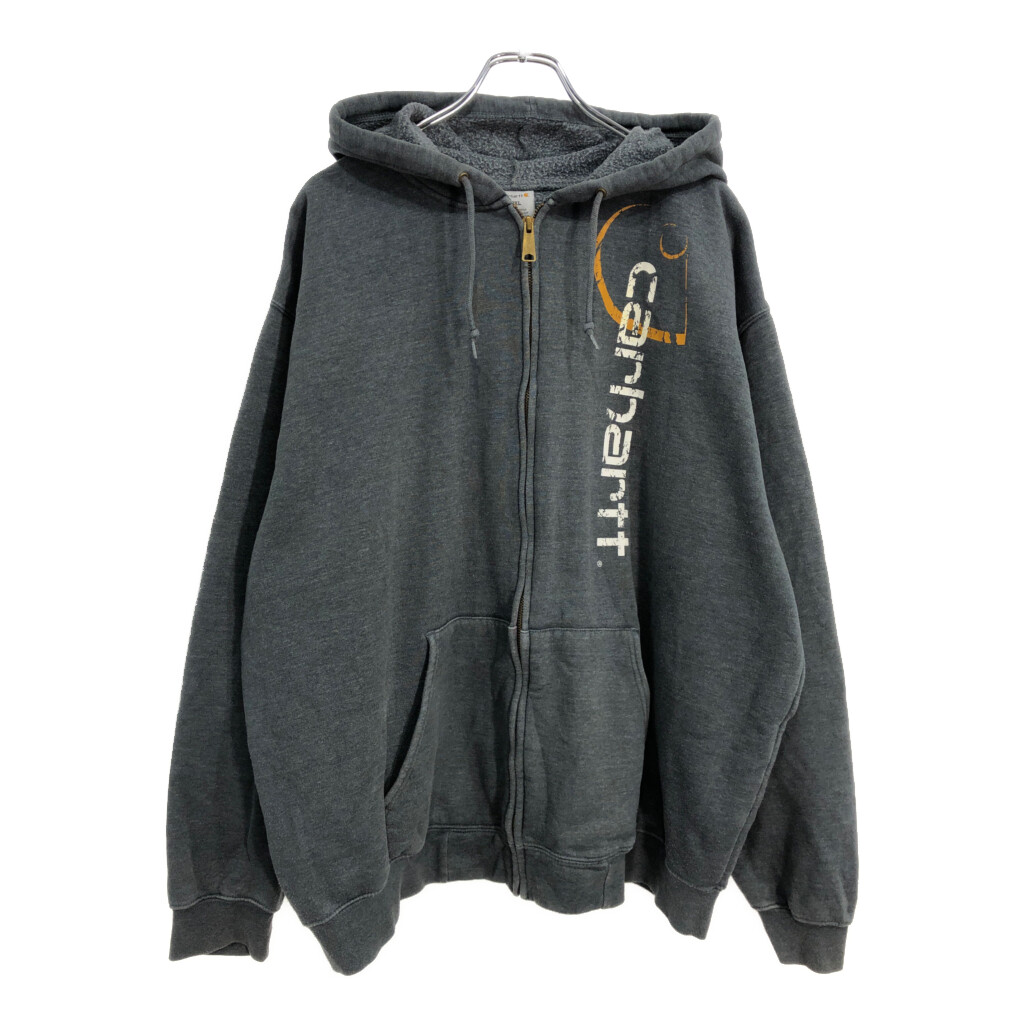 vintage carhartt ダブルフェイス ジップアップパーカー フェード vintage carhartt ダブルフェイス ジップアップパーカー
