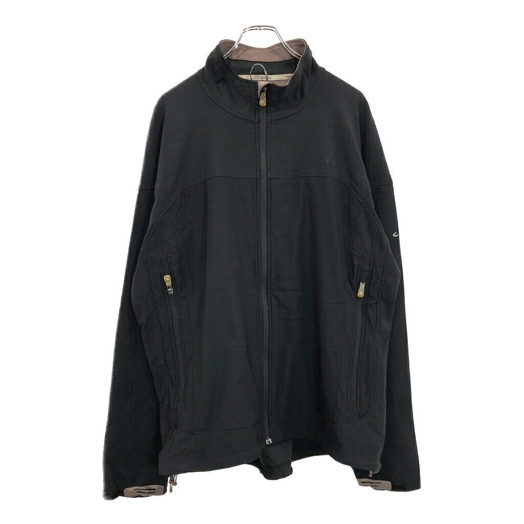 THE NORTH FACE ノースフェイス FLIGHT SERIES ナイロンジャケット アウトドア ブラック(メンズ XL)中古 古着 U7564|YAMAHISA USEDCLOTHINGSHOP