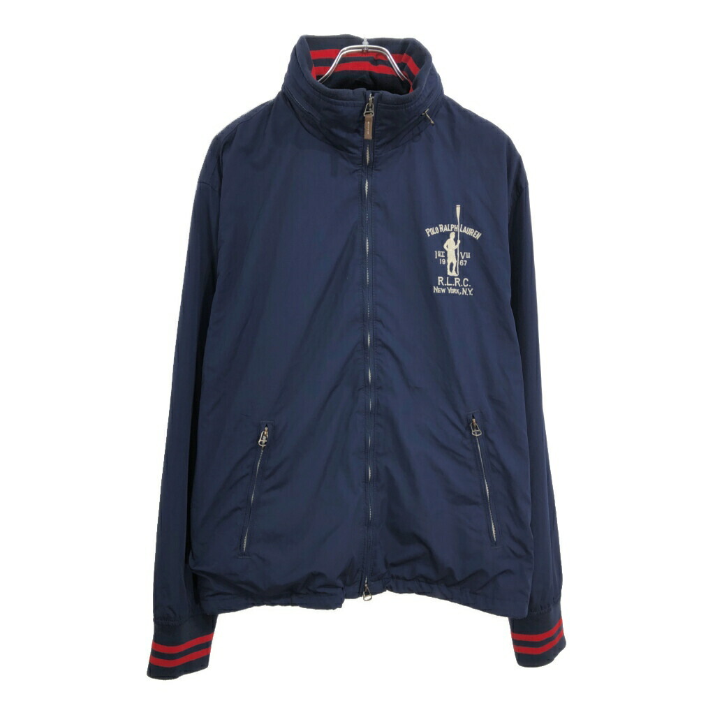 Polo by Ralph Lauren ポロ ラルフローレン ウィンドブレーカージャケット ネイビー(メンズ XL)中古 古着 U7603|YAMAHISA USEDCLOTHINGSHOP
