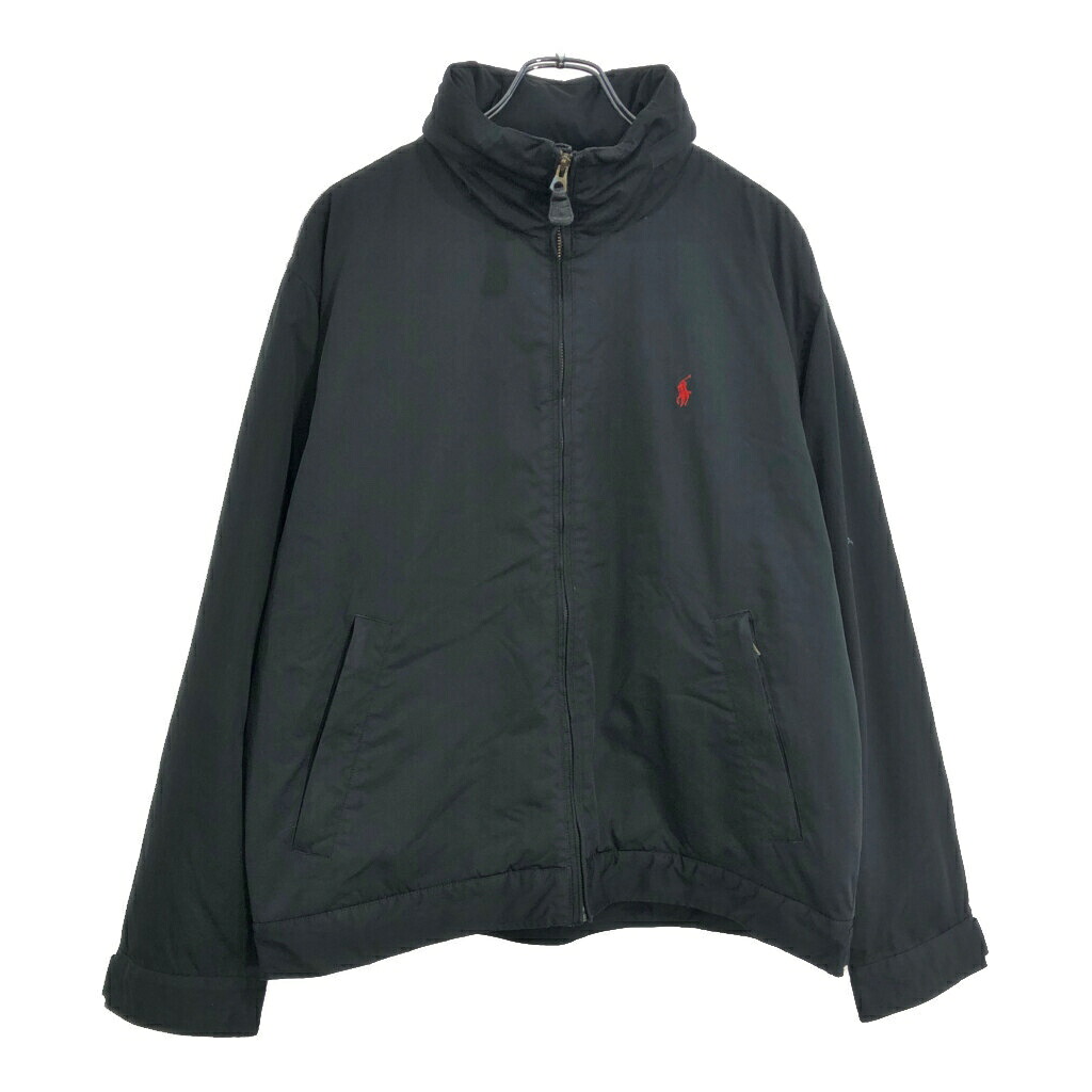 Polo by Ralph Lauren ポロ ラルフローレン ウィンドブレーカージャケット ブラック(メンズ L)中古 古着 U7792｜YAMAHISA USEDCLOTHINGSHOP