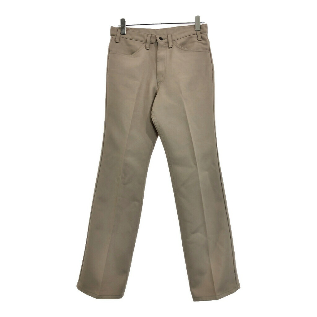 80年代 USA製 Levi's リーバイス STA-PREST スタプレスト ベージュ(メンズ W32 L31)中古 古着 U7594