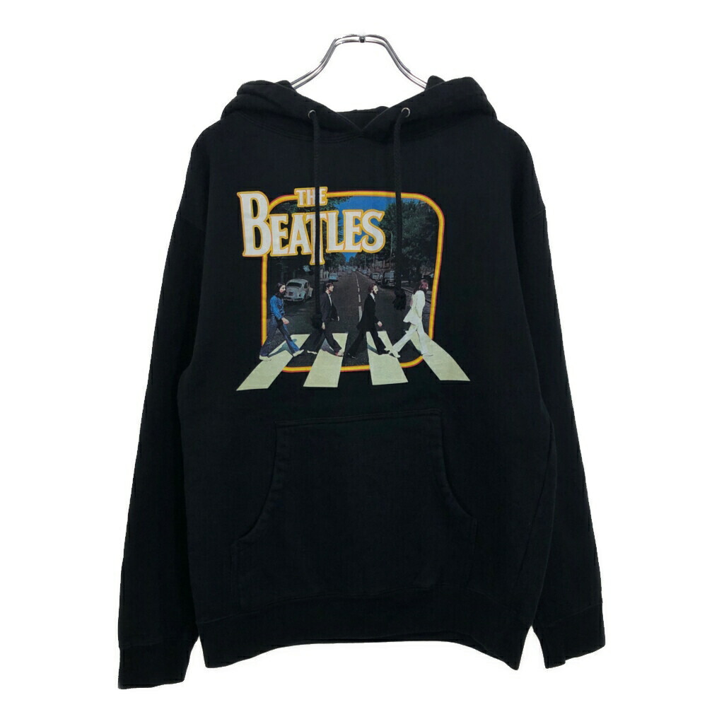 00年代 THE BEATLES ザ・ビートルズ Abbey Road アビイ・ロード スウェット パーカー バンド ブラック(メンズ S)中古 古着 U8068｜YAMAHISA USEDCLOTHINGSHOP 10,479円
