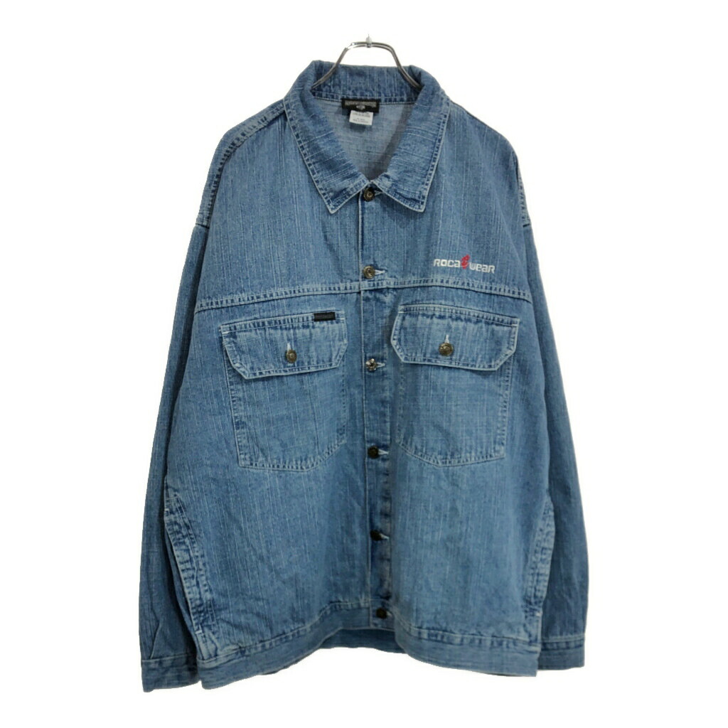 楽天市場】00s ROCA WEAR Denim Jacket 紺 2XL ロカウェア デニム