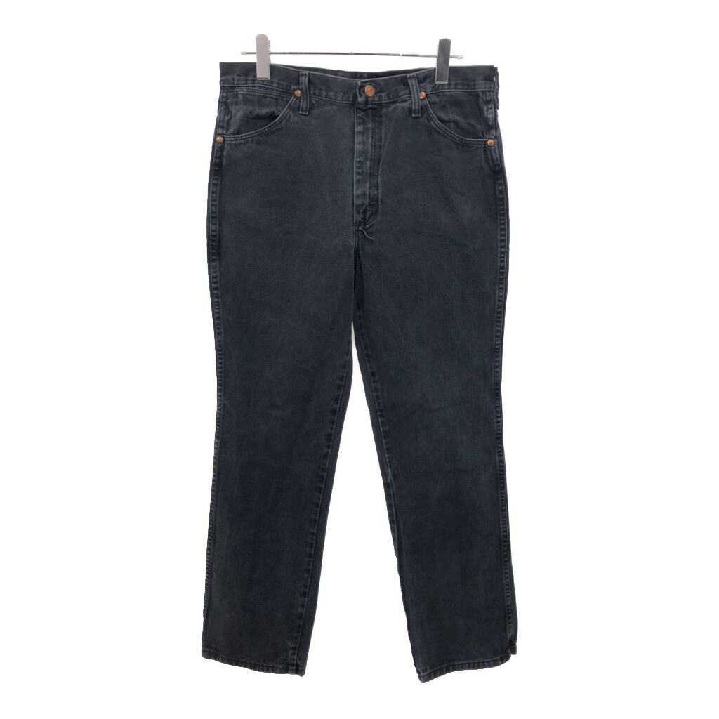 Wrangler ラングラー デニムパンツ ブラック(メンズ W35 L32)中古 古着 U9434