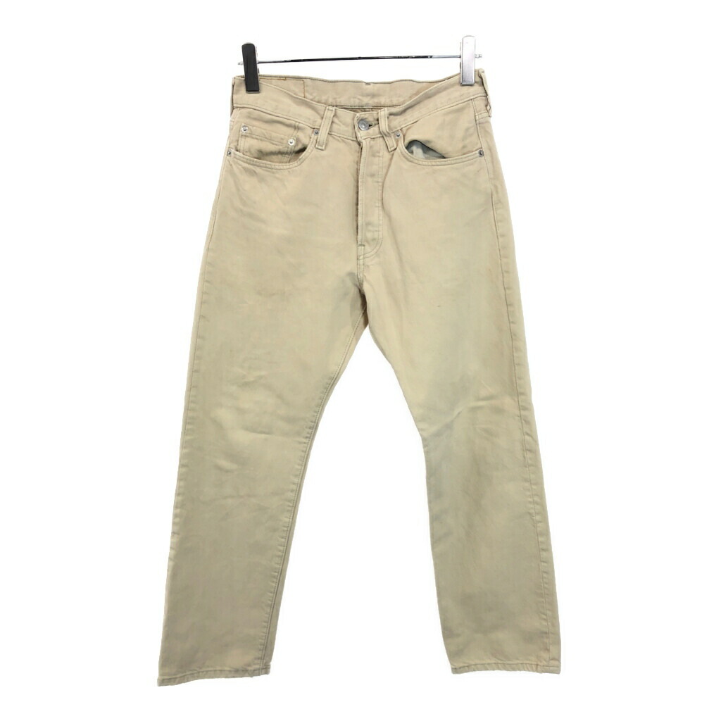 Levi's リーバイス 501 デニムパンツ ベージュ(メンズ W31 L30)中古 古着 U9486