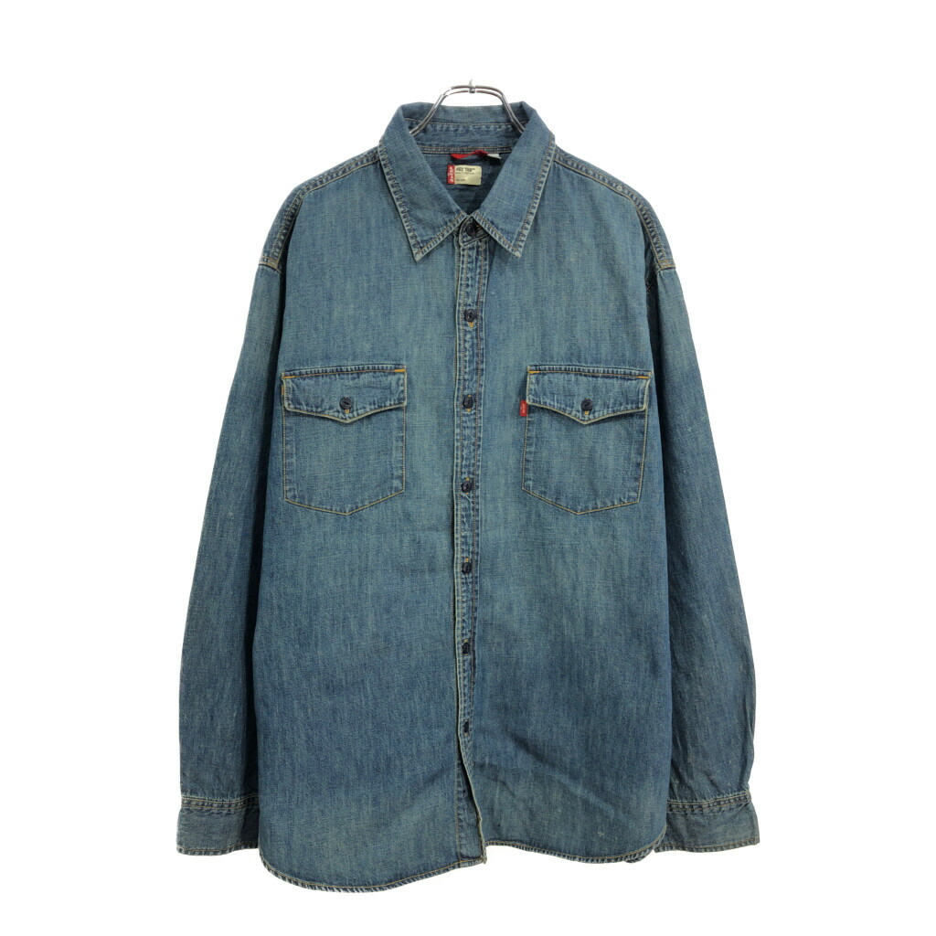 楽天市場】00s Levis RED TAB コットン ブラック デニム シャツ XL