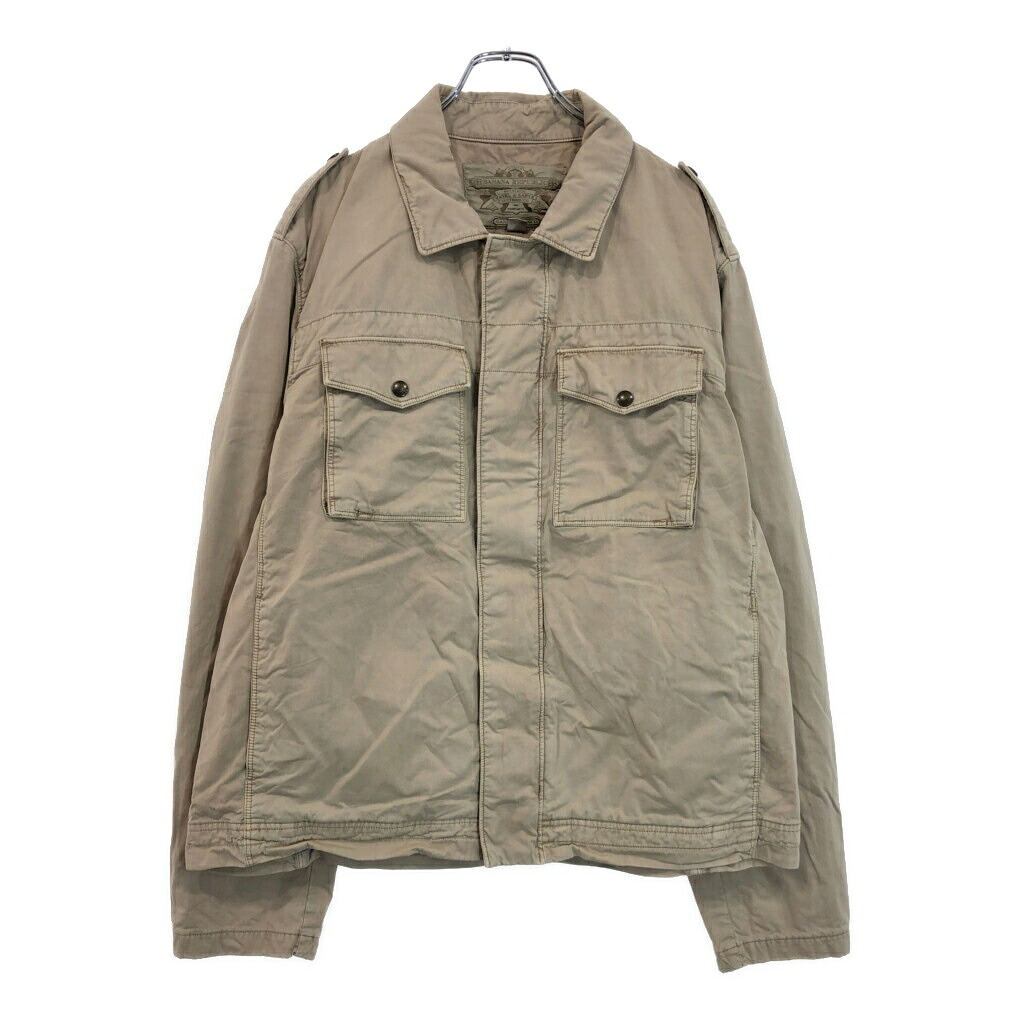 00年代 Banana Republic バナナリパブリック サファリジャケット アウトドア ベージュ(メンズ XL)中古 古着 U9791|YAMAHISA USEDCLOTHINGSHOP