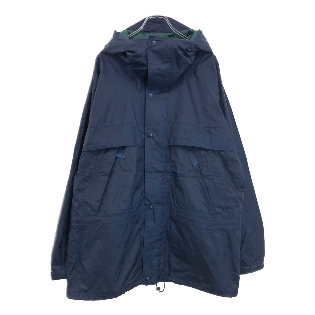 90年代 L.L.Bean エルエルビーン マウンテンパーカー アウトドア ネイビー(メンズ M)中古 古着 U9803|YAMAHISA USEDCLOTHINGSHOP