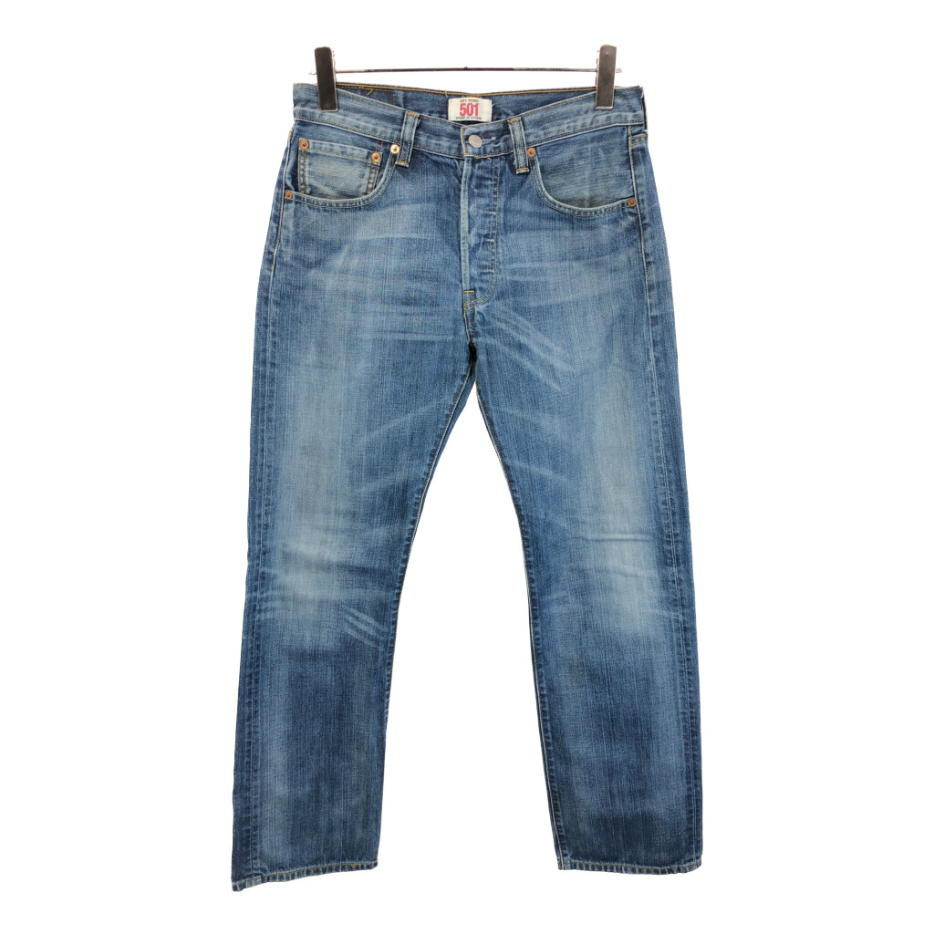 楽天市場】リーバイス 501 サイズ表記 W28 L32 ブルー ボタンフライ