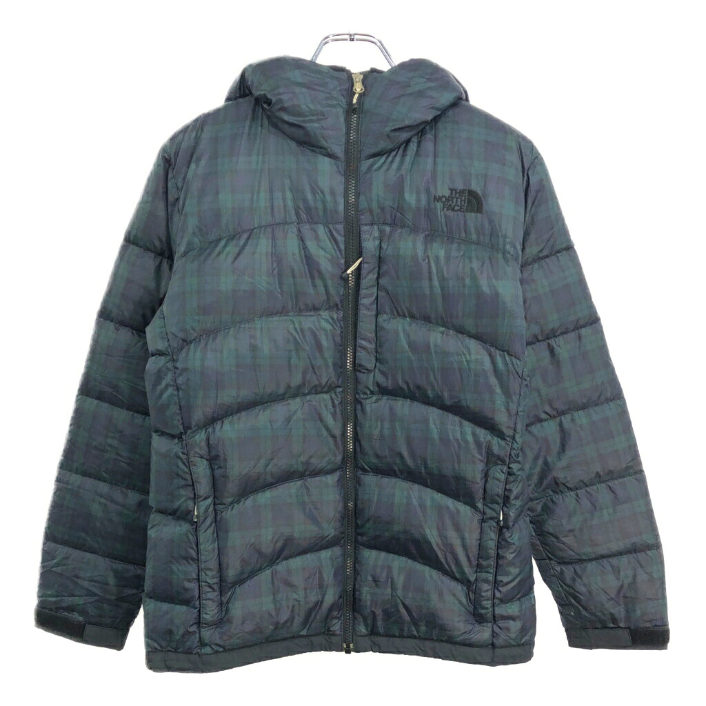 THE NORTH FACE ノースフェイス ダウンジャケット アウトドア ブラックウォッチ ネイビー(メンズ S)中古 古着 V0027|YAMAHISA USEDCLOTHINGSHOP