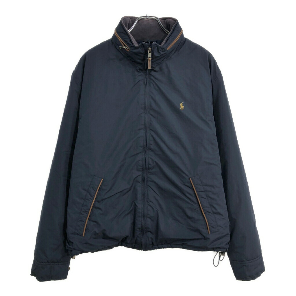 Polo by Ralph Lauren ポロ ラルフローレン ウィンドブレーカージャケット ネイビー(メンズ L)中古 古着 V0138|YAMAHISA USEDCLOTHINGSHOP
