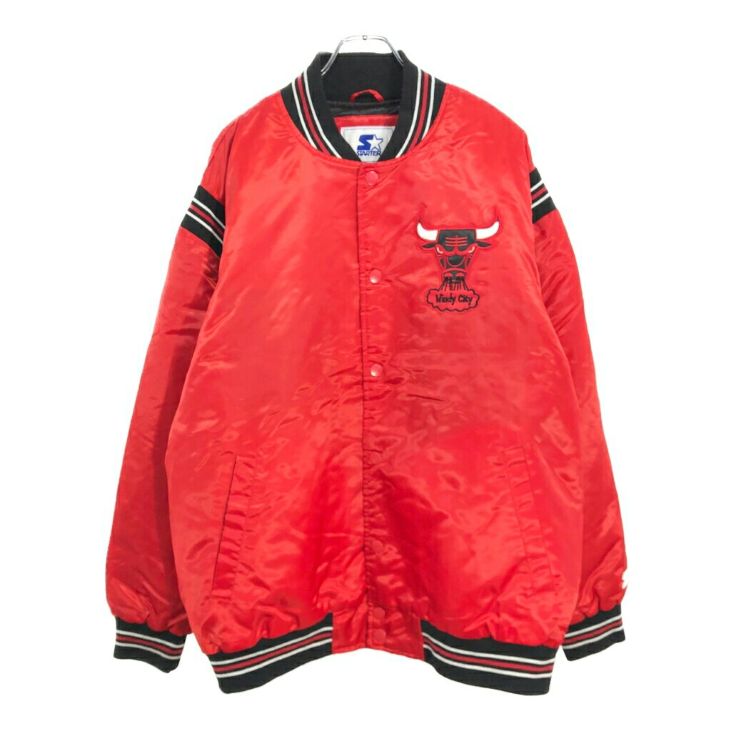 Y119【Champion】NBA シカゴ ブルズ ジャケット【XXL】レッド シカゴブルズジャケット Y119【Champion】NBA シカゴ ブルズ