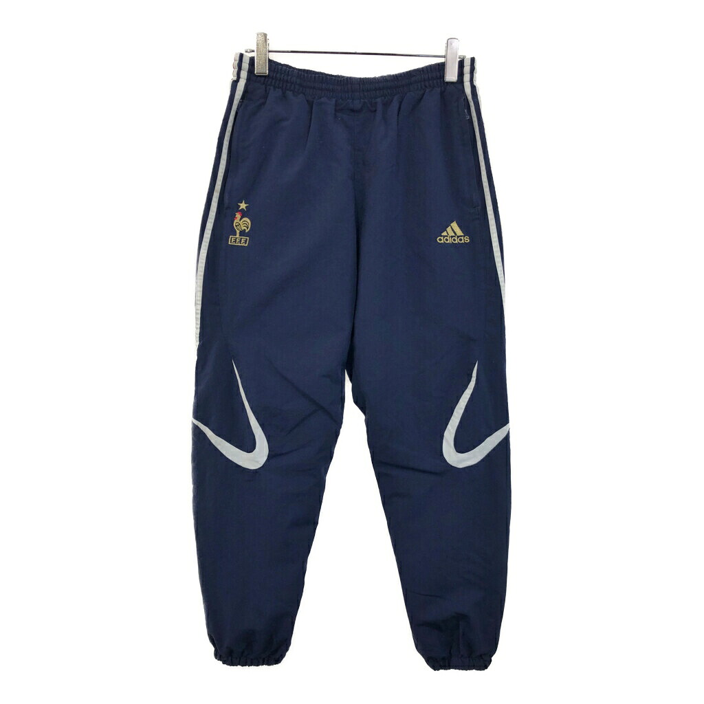 adidas アディダス　サッカー　スペイン代表　セットアップ　ジャージ　古着 adidas アディダス ジャージ サッカークラブ ネイビー×ホワイト