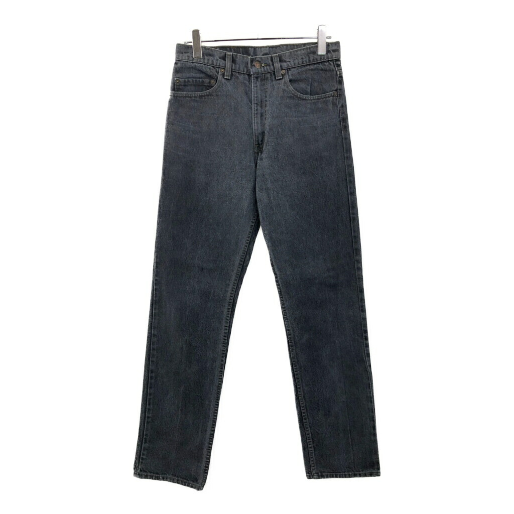 80年代 USA製 Levi's リーバイス 509 デニムパンツ ブラック(メンズ W32 L34)中古 古着 V0359｜YAMAHISA USEDCLOTHINGSHOP