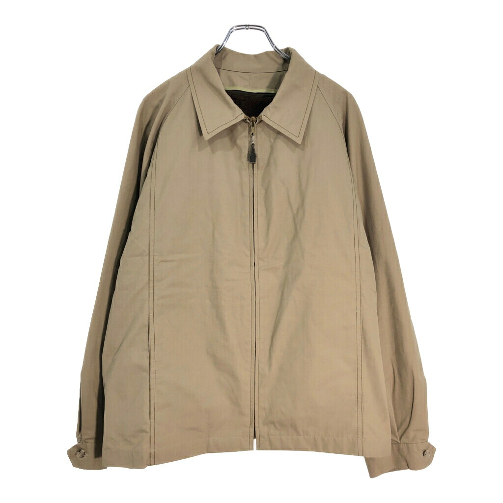 70年代 USA製 London Fog ロンドンフォグ スイングトップ ヴィンテージ ベージュ(メンズ 42 R)中古 古着 V0547
