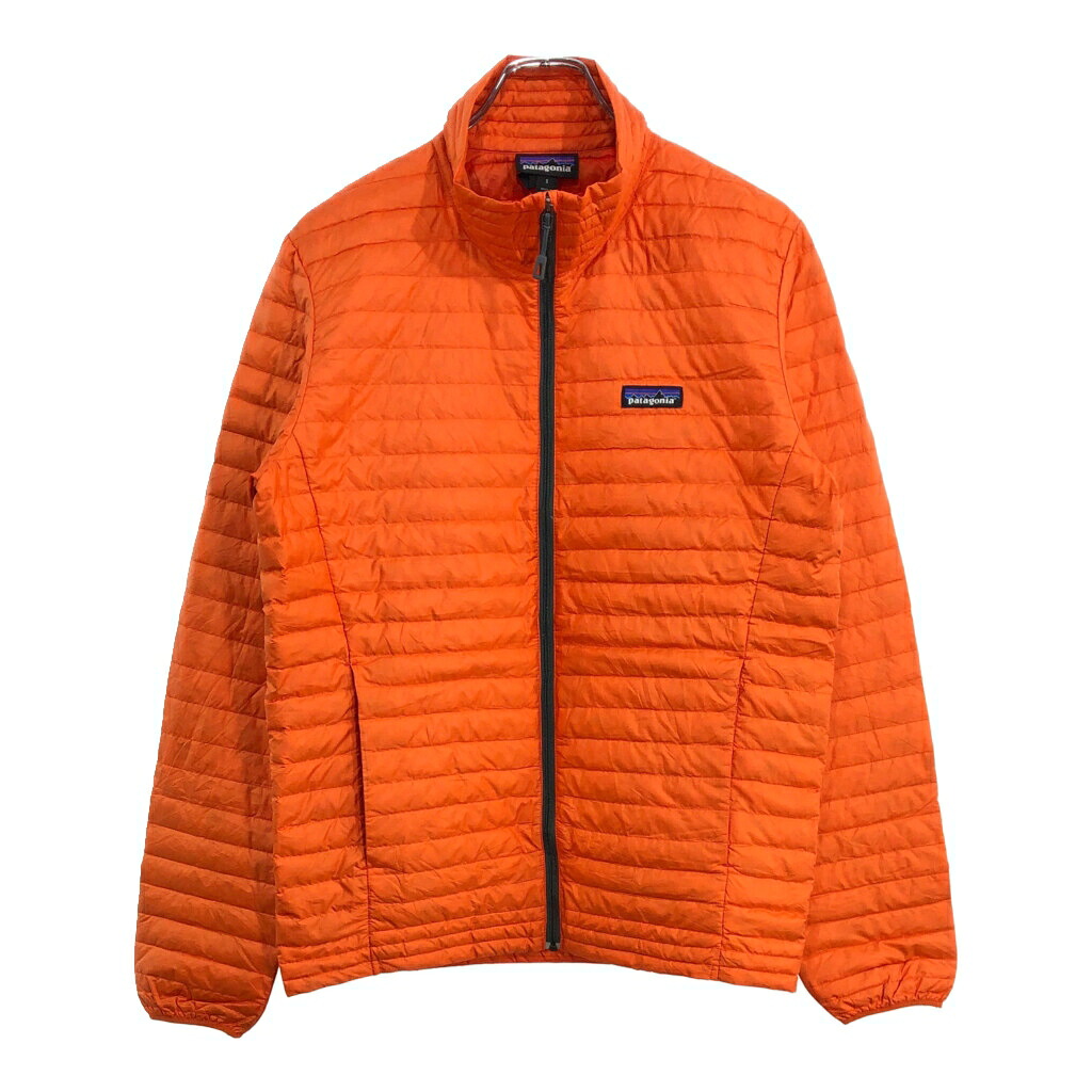 patagonia パタゴニア DOWN SHIRTS キルティング ダウンジャケット アウトドア オレンジ(メンズ S)中古 古着 V0630|YAMAHISA USEDCLOTHINGSHOP