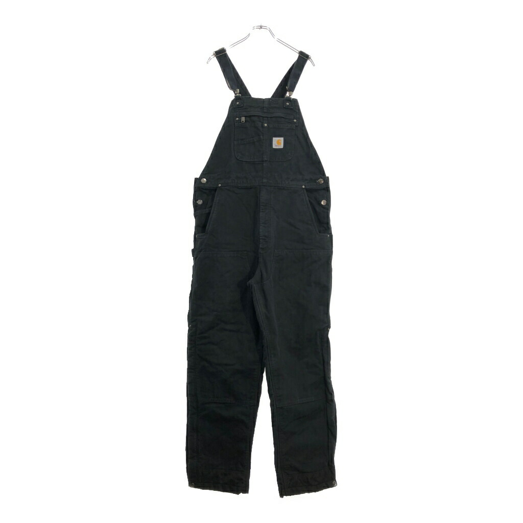 carharrt カーハート ダブルニー オーバーオール W32×L30 carhartt オーバーオール ダブルニー W38 L32 L30 ブラック 【公式通販】