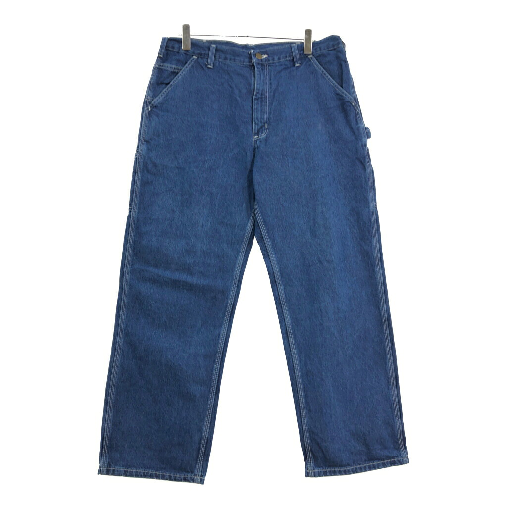 Carhartt ワークパンツ デニムブルー 33x32 Carhartt 「Carhartt」 デニムパンツ 32inch ブルー メンズ : ZOZOTOWN