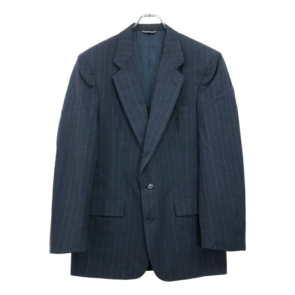 90年代 USA製 Christian Dior Monsieur クリスチャン ディオール ムッシュ テーラードジャケット ストライプ(メンズ 40 R)中古 古着 V0836
