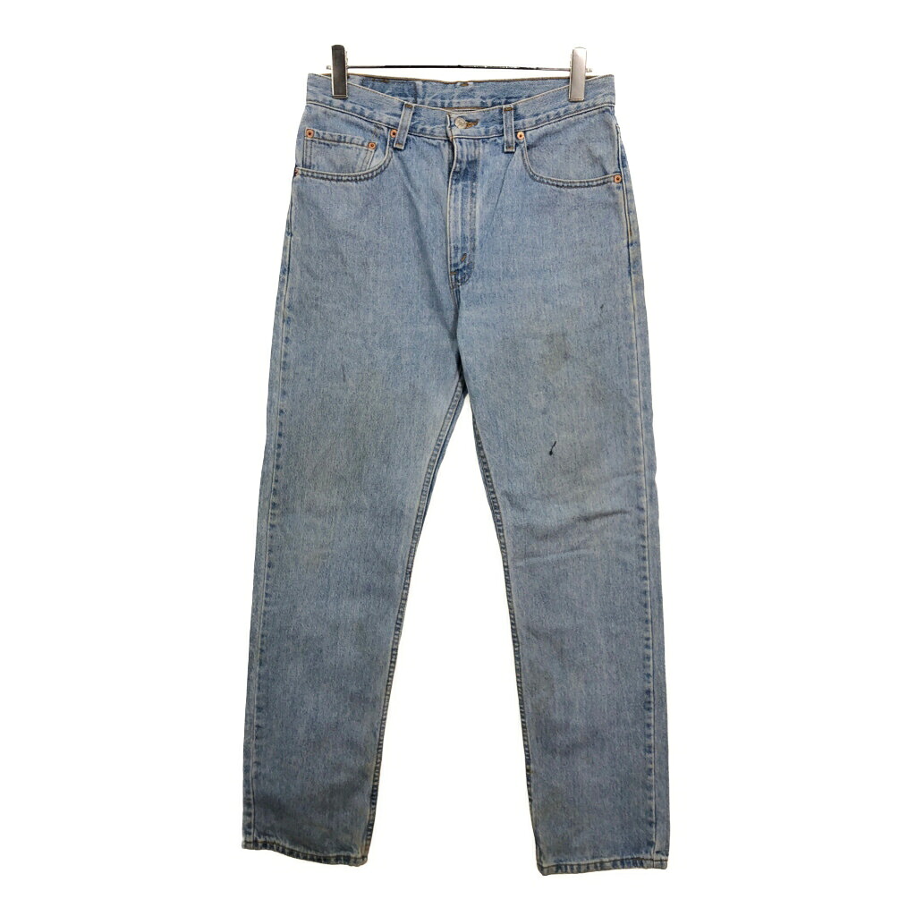 90年代 カナダ製 Levi's リーバイス 505 デニムパンツ ブルー(メンズ W33 L32)中古 古着 V0879