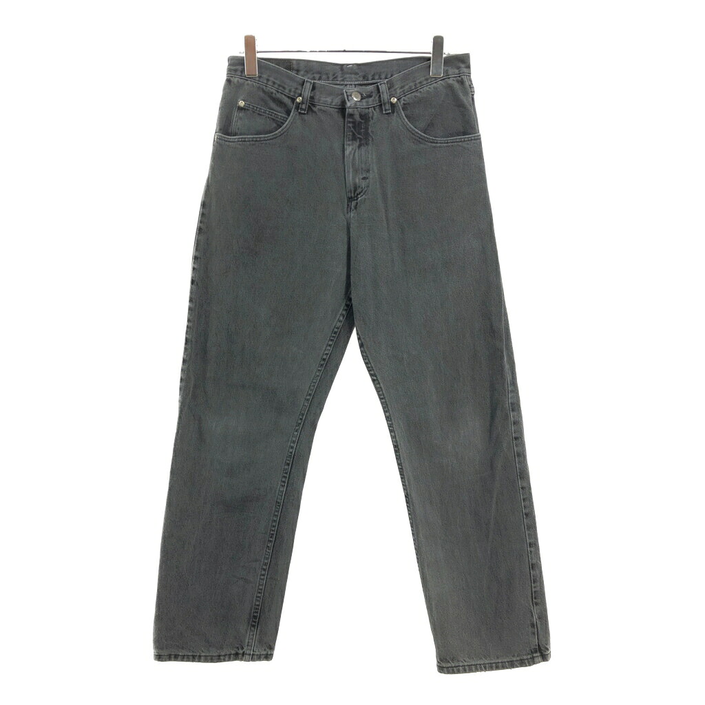 Wrangler ラングラー デニムパンツ 後染め ブラック(メンズ W33 L30)中古 古着 V1116