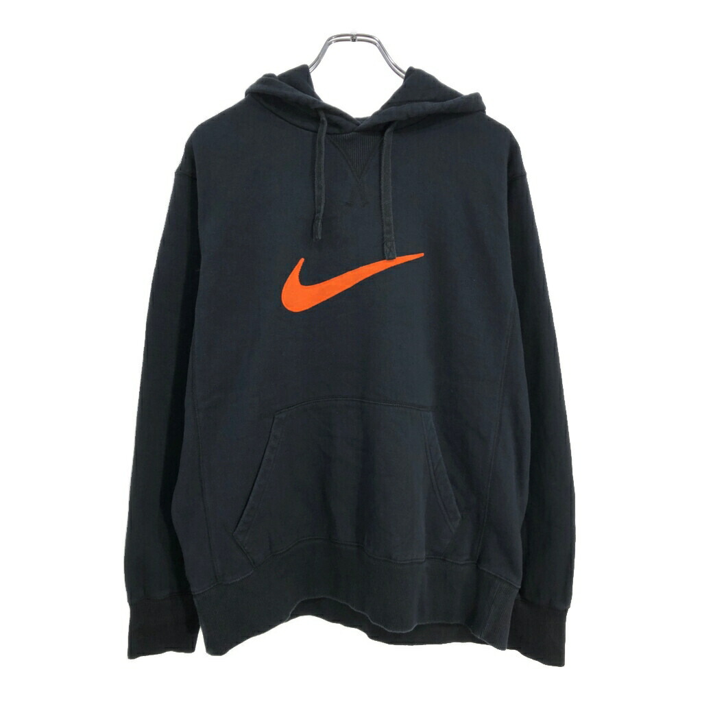 NIKE ナイキ ロゴ スウェット パーカー スポーツ ブラック(メンズ L)中古 古着 V1153 4,598円