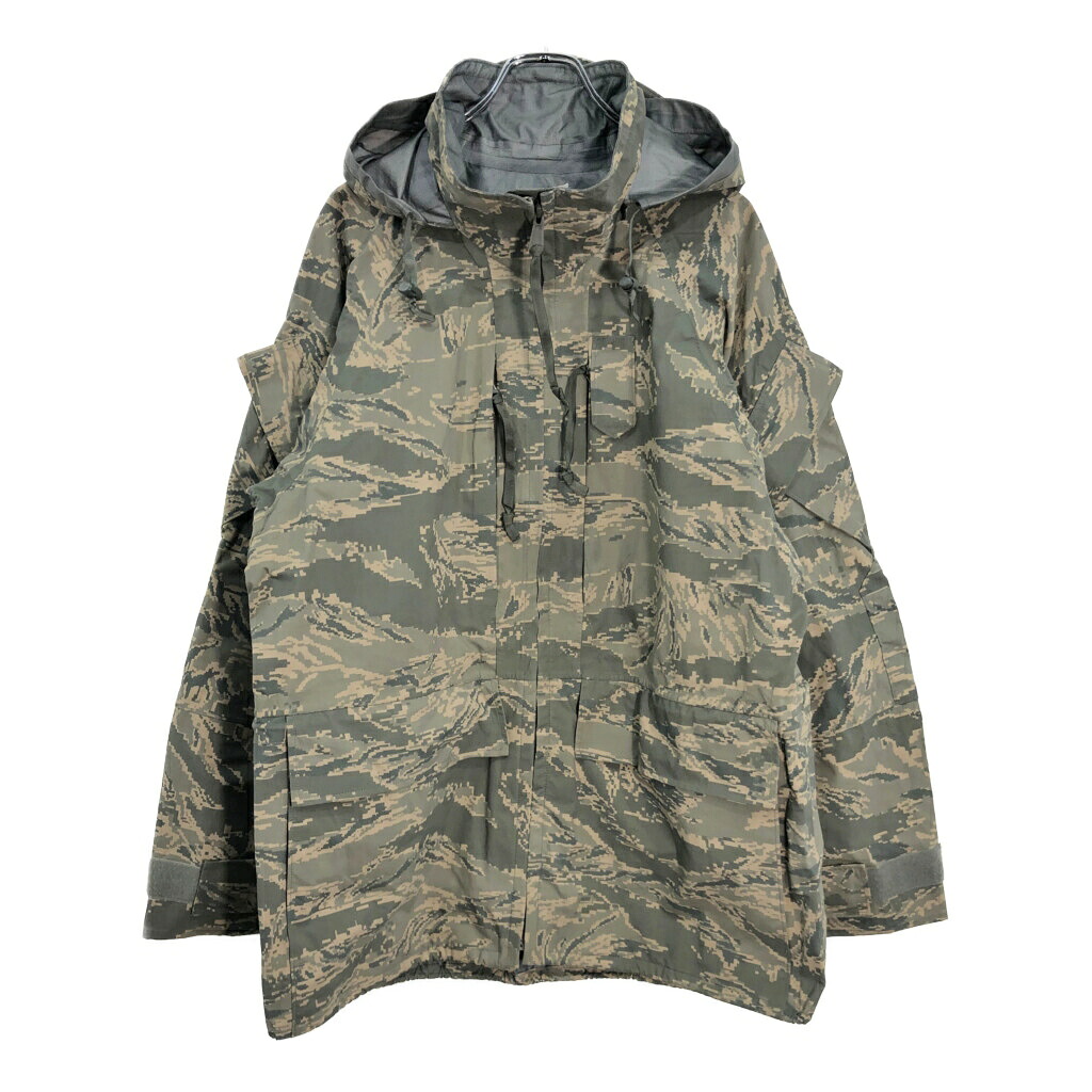 00年代 米軍実物 U.S.AIRFORCE USAF APECS GORETEX パーカー ミリタリー ABUカモ(メンズ MEDIUM REGULAR)中古 古着 V1420