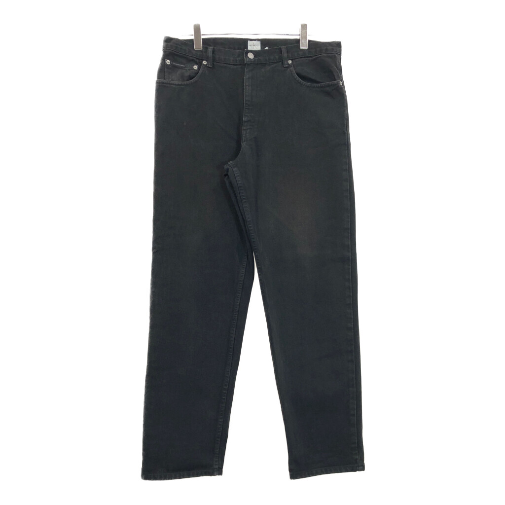 Calvin klein Jeans カルバンクライン ジーンズ デニムパンツ ブラック(メンズ W36 L32)中古 古着 V1480